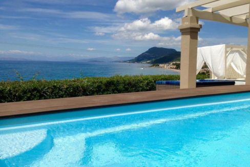 Complex of 5 small seafront villas in Corfu for sale 1