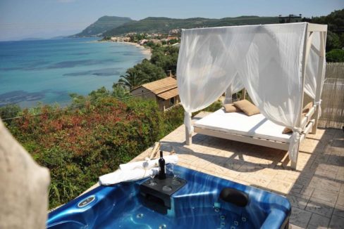 Complex of 5 small seafront villas in Corfu for sale 14