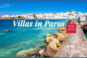 Villas for Sale in Paros, Luxury Real Estate in Paros Island, Paros Greece, Villas in Paros Greece for sale, Seafront Villas in Paros, Paros island realty