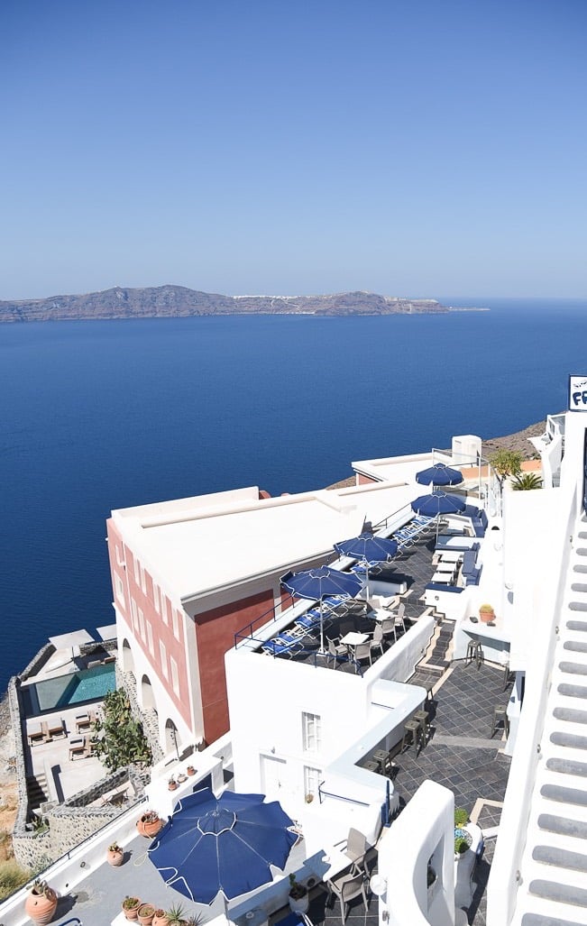 Excellent Unique Property at Caldera, Center of Santorini for Hotel. Hotel for sale Santorini, Caldera Land for Sale, Hotel at Fira Santorini for Sale