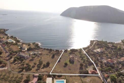 Seafront Land with Semi Finished Villa, Porto Heli Real Estate, Seafront Land in Peloponnese Porto Heli, Excellent Beacfront LAnd in Peloponnese 8