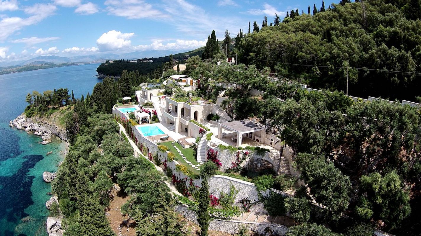 Super Luxury Villa in Corfu, Seafront Luxury Villa in Corfu