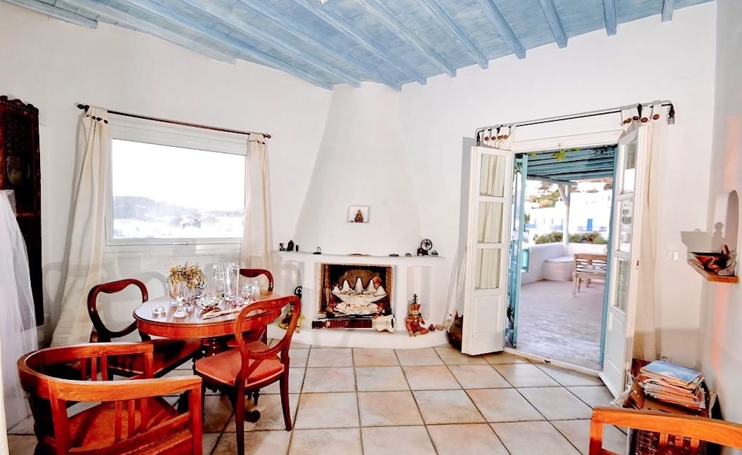 Traditional 2 levels Villa with sea view in Mykonos Center. Mykonos Chora Property for Sale, Mykonos Center House for Sale 12