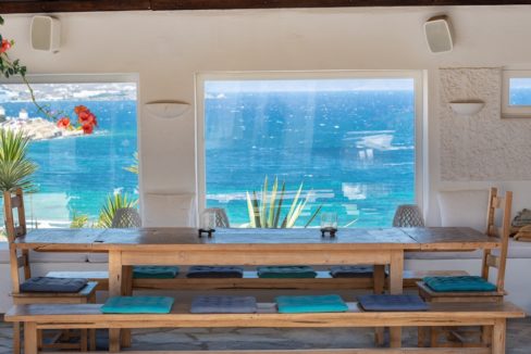 Waterfront Luxury Villa in Mykonos. Mykonos estates, elite estates Mykonos, Luxury Estate Mykonos, Seafront Villa Mykonos, Mykonos Villas 11