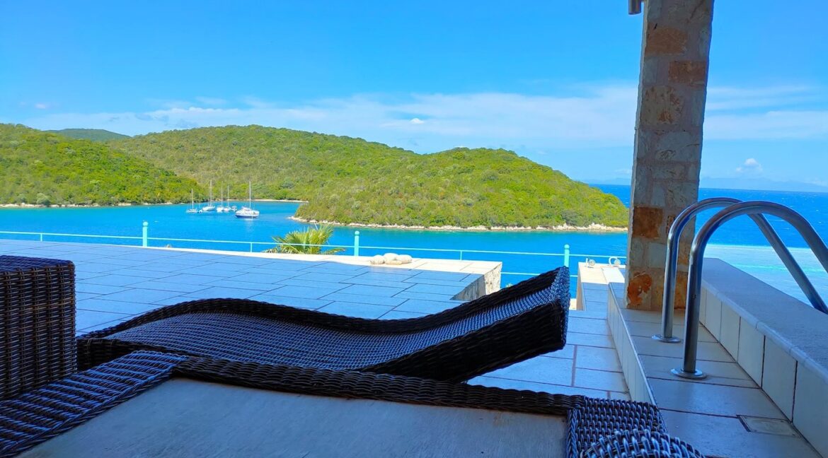 Waterfront villa in Ionio Greece, Seafront Property Sivota near Corfu 12