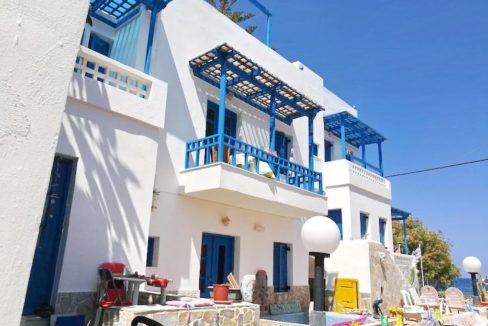 Beachfront Apartments Hotel of 9 studios in Crete, Seafront small Hotel in Greece, Greek Seafront Hotelfor Sale, Small Hotel in Crete for Sale