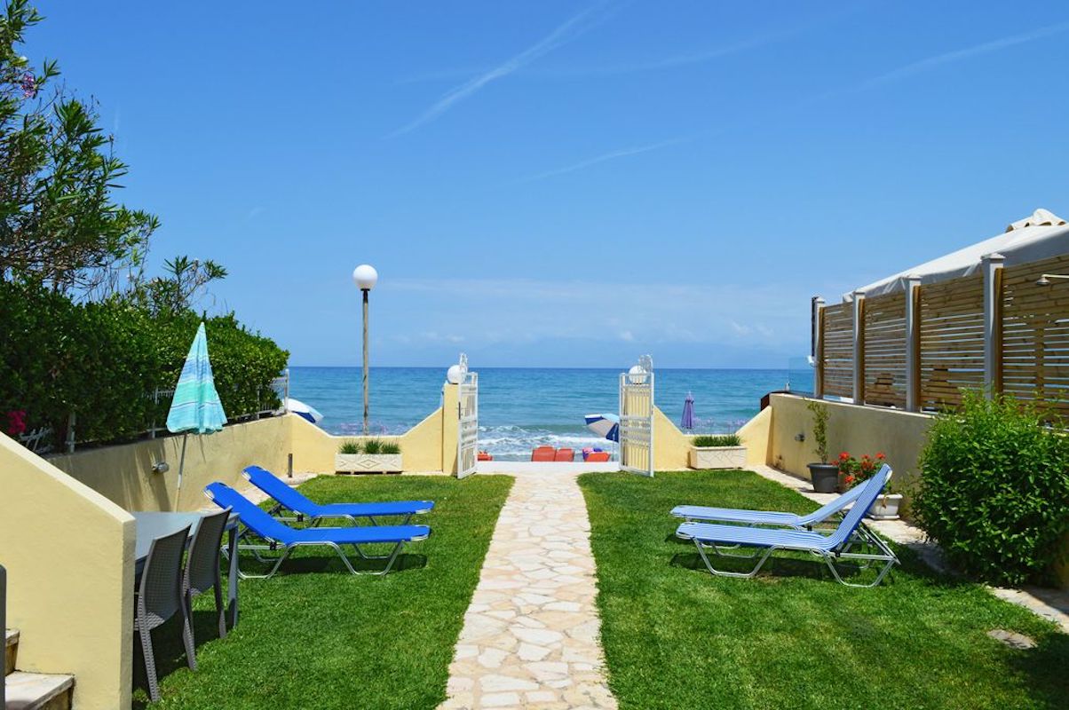 Beachfront House in Corfu excellent Investment for Booking Rentals