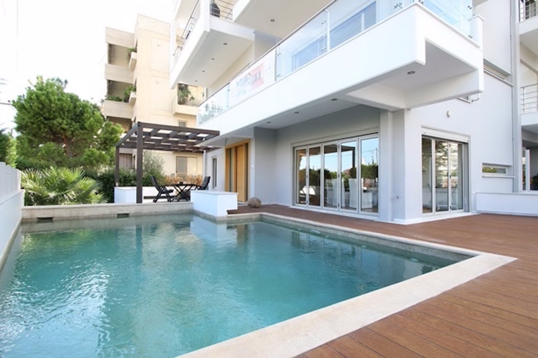 Luxury Villa in Glyfada Athens, with garden and pool
