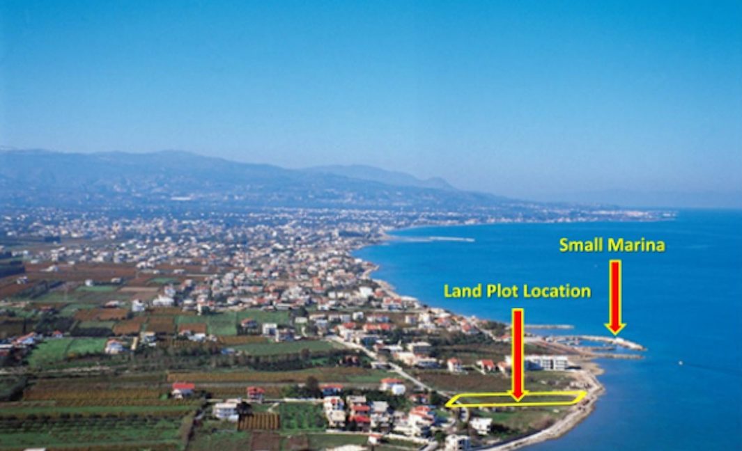 Seafront Land Plot Near Korinthos,Builts 650 sqm of Villas, more for Hotel