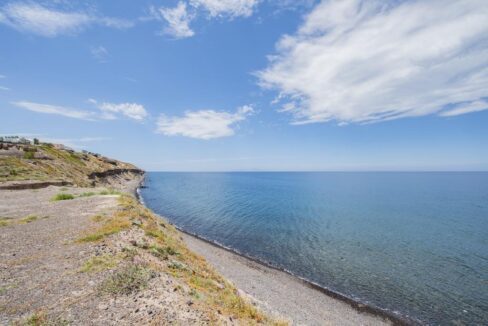 Beachfront Villa Santorini, Property in Santorini by the sea, Seafront Property in Santorini, Real Estate in Santorini Greece 1