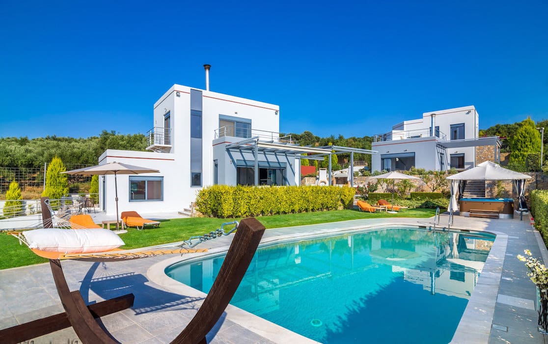 2 Luxury Villas in the price of one, in Chania Crete