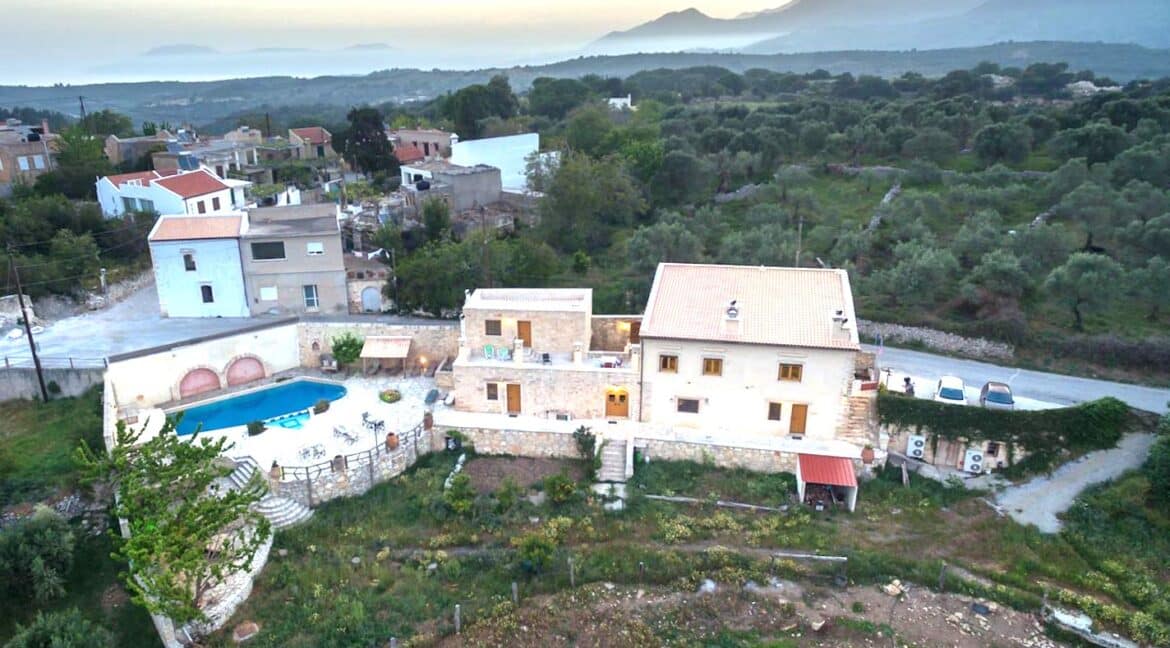 Renovated stone villa for sale in Rethymno Crete 1