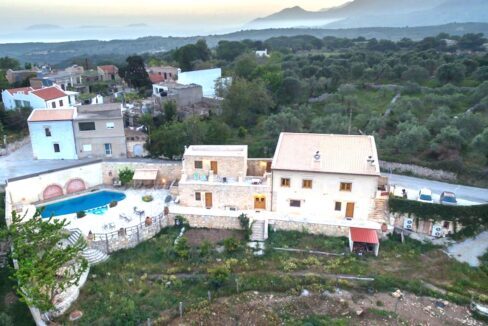 Renovated stone villa for sale in Rethymno Crete 1