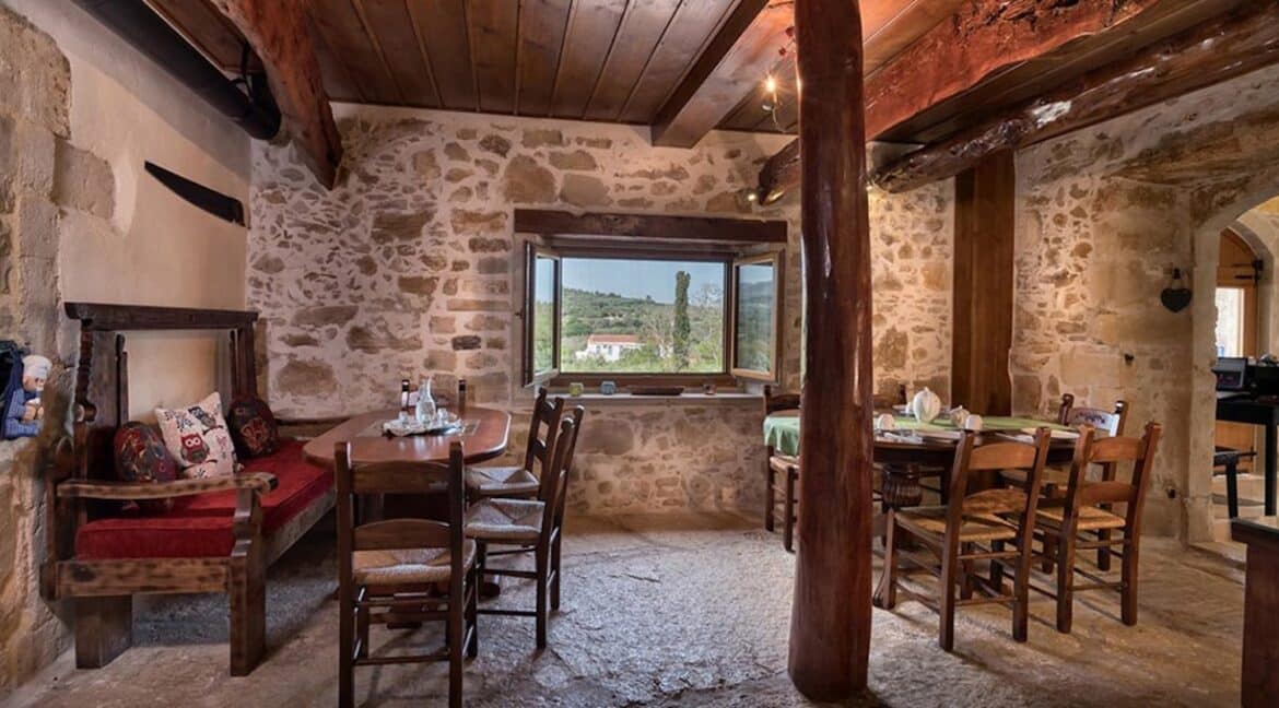 Renovated stone villa for sale in Rethymno Crete 12