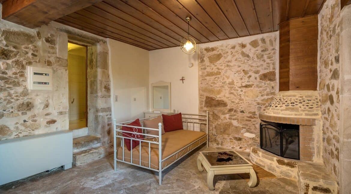 Renovated stone villa for sale in Rethymno Crete 4