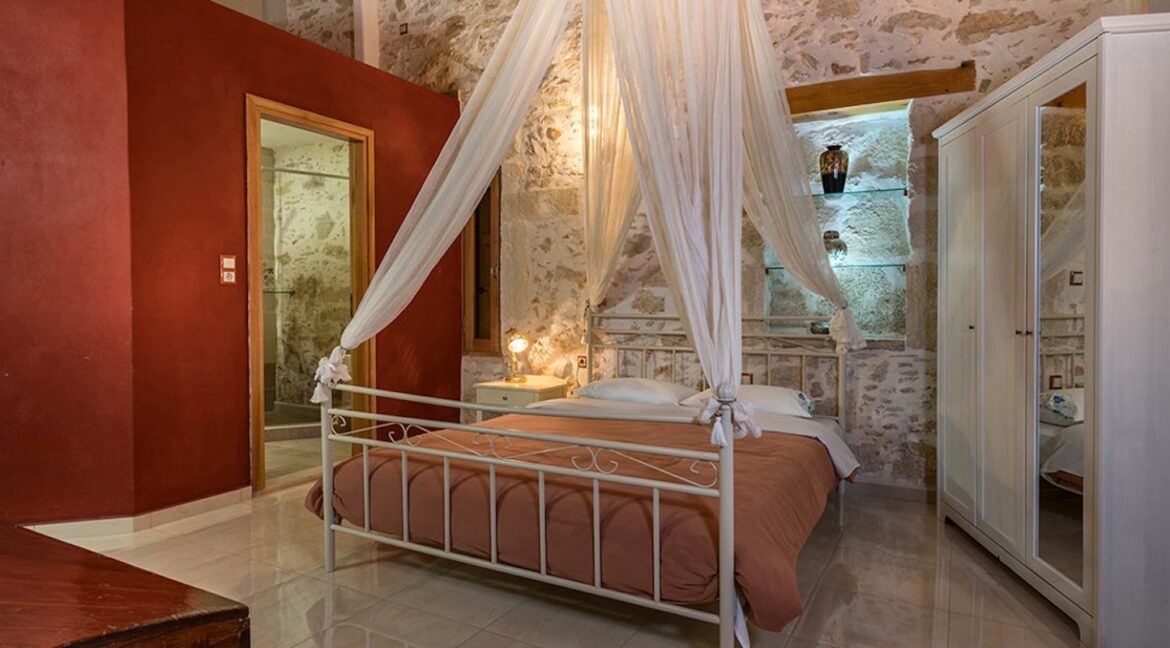 Renovated stone villa for sale in Rethymno Crete 8