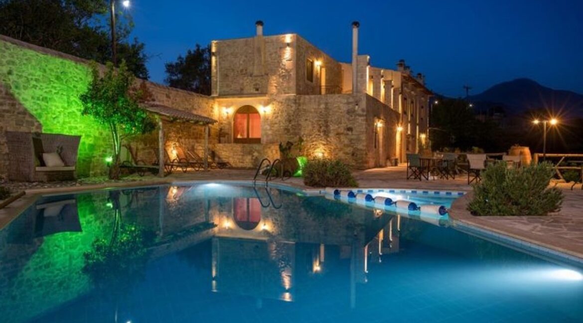 Renovated stone villa for sale in Rethymno Crete 9