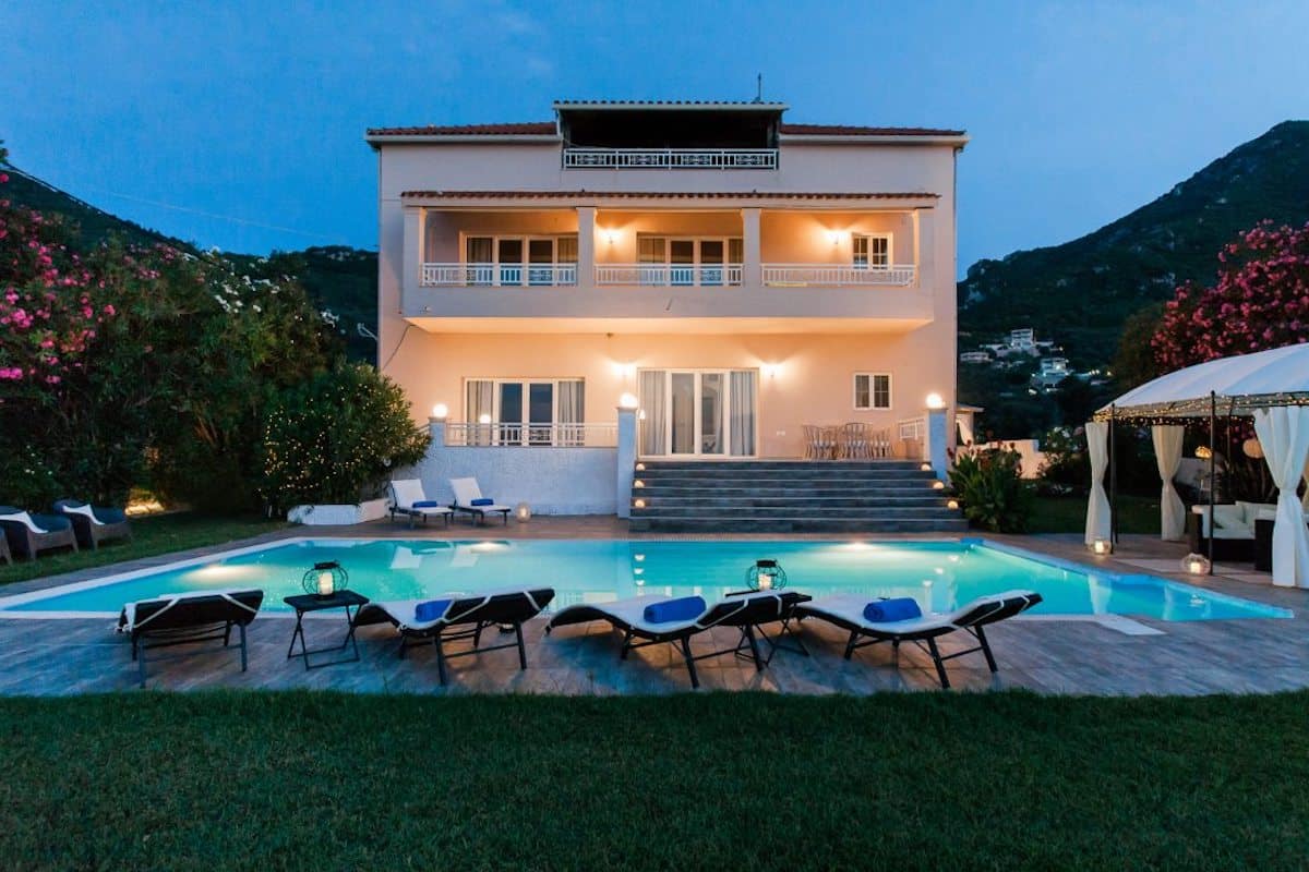 Seafront Property in Corfu, Luxury Villa near the sea