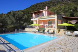 Villa in Lefkada across Skorpios island, Property in Lefkada Greece, Real Estate in Lefkas, Villa with Sea View in Lefkada