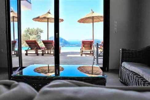 Real Estate Lefkada, Villa in Lefkada with panoramic sea view, New Built villa at Nydri Lefkada 13