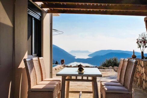 Real Estate Lefkada, Villa in Lefkada with panoramic sea view, New Built villa at Nydri Lefkada 14