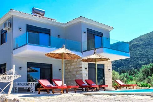 Real Estate Lefkada, Villa in Lefkada with panoramic sea view, New Built villa at Nydri Lefkada 19