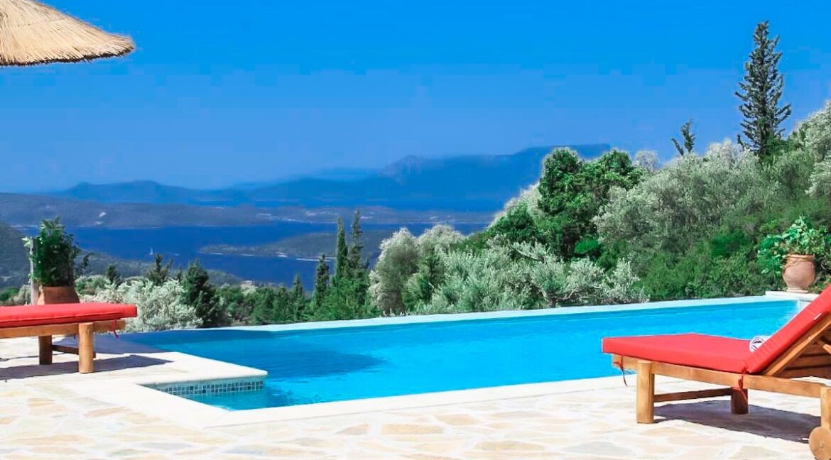 Real Estate Lefkada, Villa in Lefkada with panoramic sea view, New Built villa at Nydri Lefkada 20