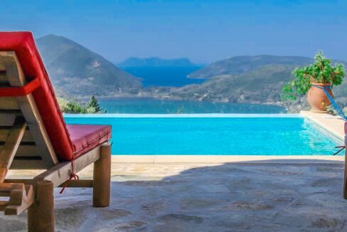 Real Estate Lefkada, Villa in Lefkada with panoramic sea view, New Built villa at Nydri Lefkada 24