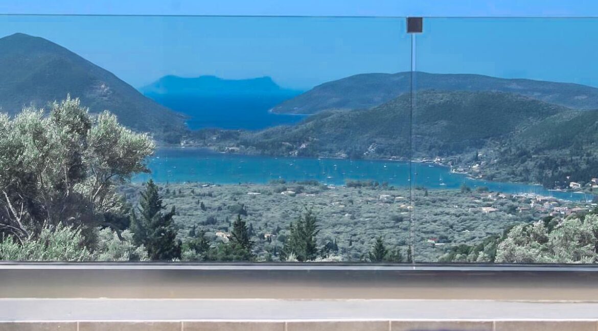 Real Estate Lefkada, Villa in Lefkada with panoramic sea view, New Built villa at Nydri Lefkada 4