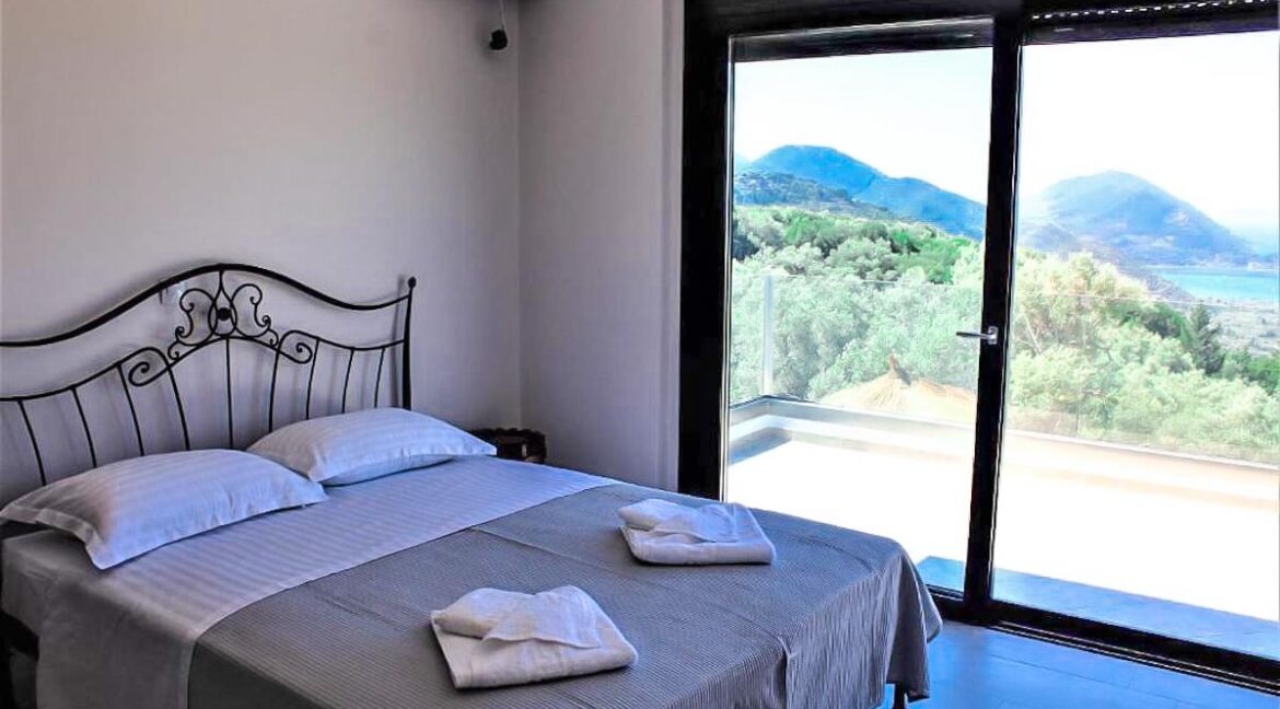 Real Estate Lefkada, Villa in Lefkada with panoramic sea view, New Built villa at Nydri Lefkada 6