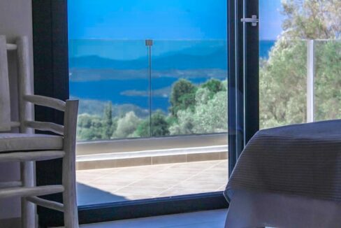 Real Estate Lefkada, Villa in Lefkada with panoramic sea view, New Built villa at Nydri Lefkada 9