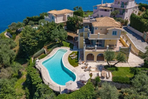3 Seafront Villas in Corfu Kassiopi for sale 1