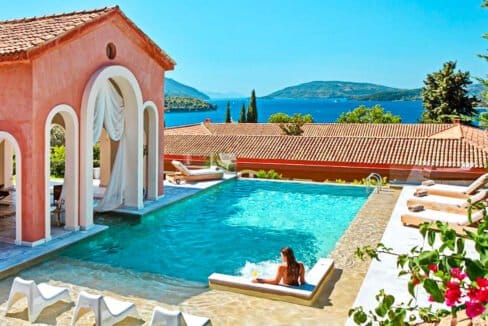 Estate at Lefkada, Perigiali beach. Luxury Villas in Greece for Sale 24