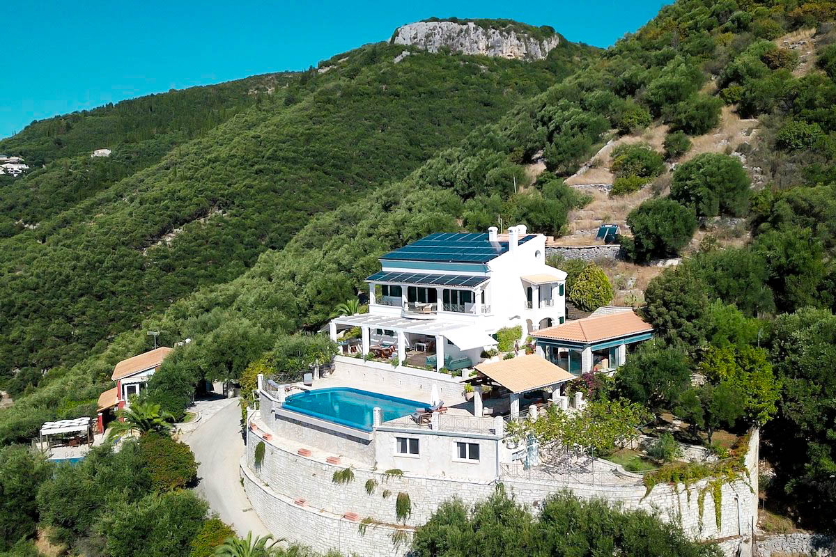 Luxury Estate of 2 Villas in Corfu Greece, Big Land Plot