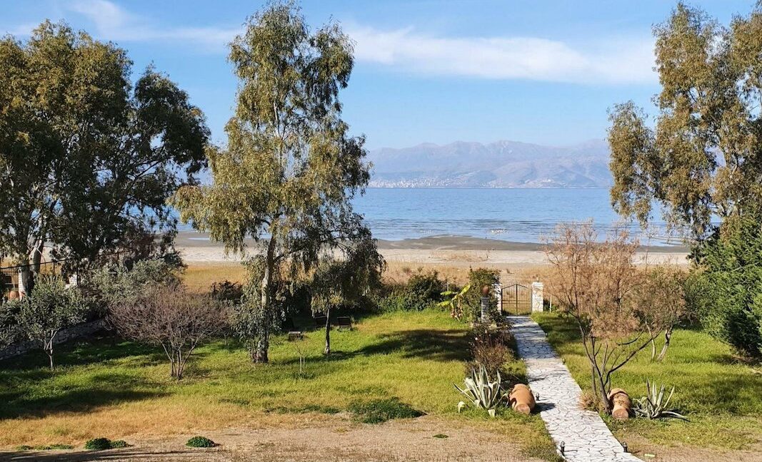 On the beach! Villa with direct sea access at Corfu, Kassiopi. Seafront Property Corfu Island Greece for Sale 9