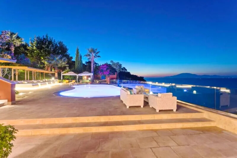 Seafront Villa in Zakynthos for sale