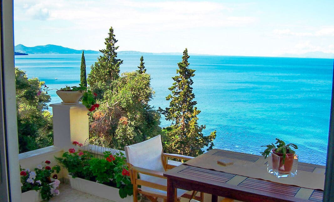 Villa For Sale Corfu Greece. Seafront Corfu Property for Sale. Corfu Homes. House with Sea View in Corfu Greece 3