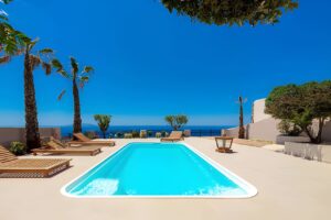 Villa Santorini at Imerovigli with sea view