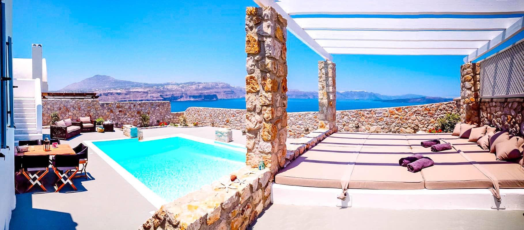 New Complex Of 5 Luxury Villas For Sale In Santorini Akrotiri