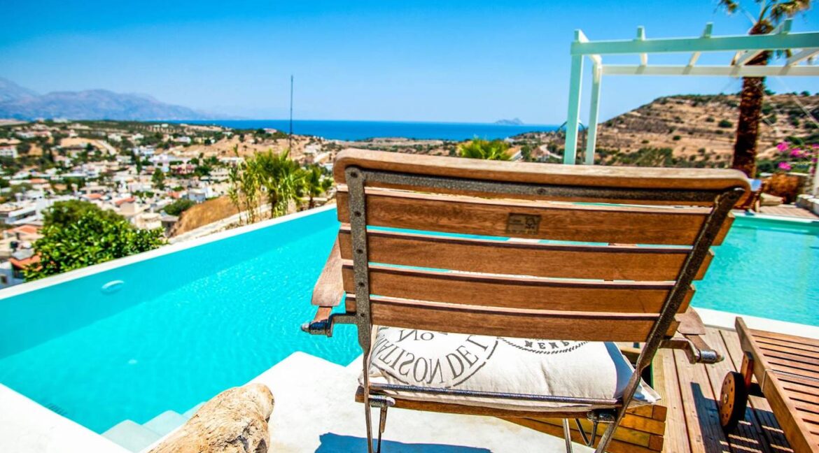 Excellent View Villa in South Crete, Top Hill Villa in Crete Greece 2
