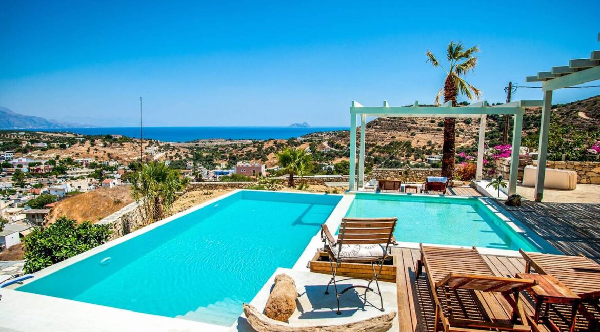 Excellent View Villa in South Crete, Top Hill Villa in Crete Greece 30