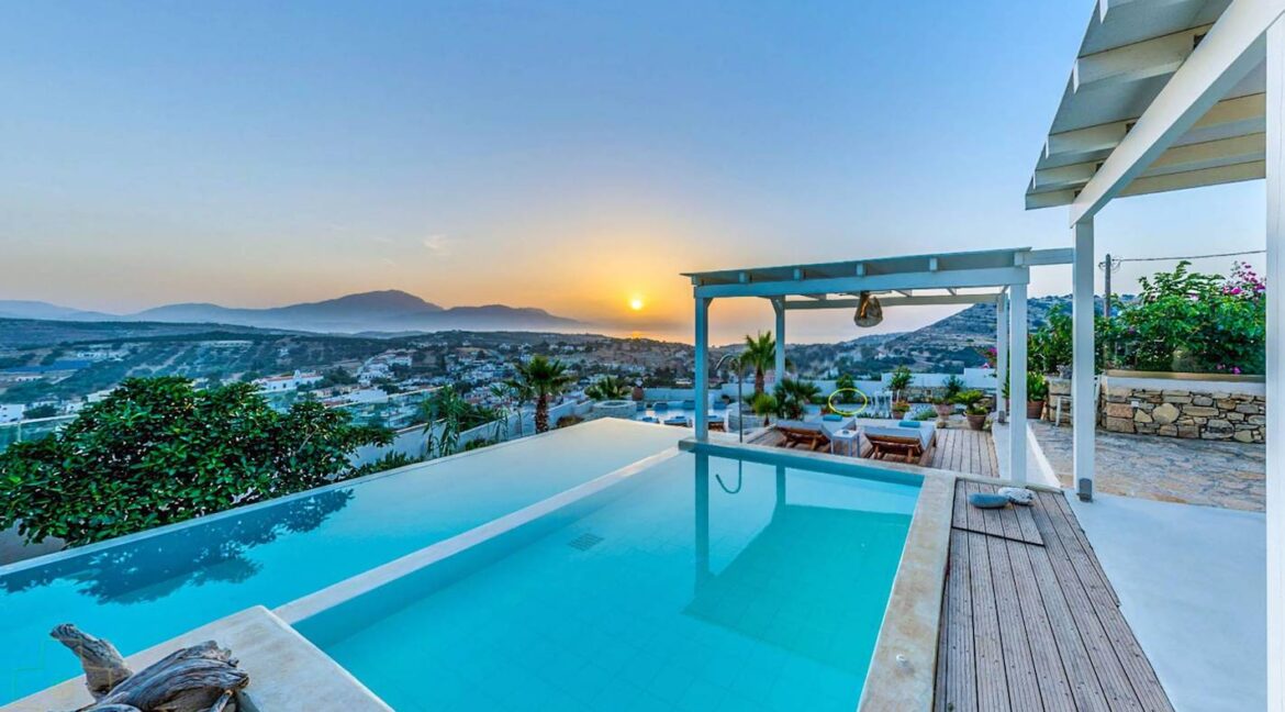Excellent View Villa in South Crete, Top Hill Villa in Crete Greece 32
