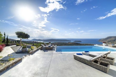 Sea View Villa Elounda Crete, Luxury Villa Crete