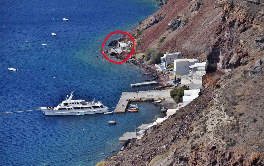 Seafront Property in Oia Santorini, Ideal to remodel into a Luxury House