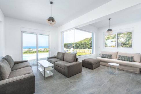 Villa With Sea View in Rhodes, Real Estate Greek Islands 3