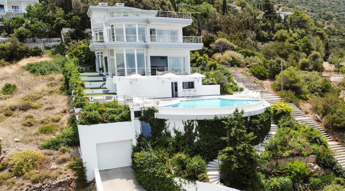 Villa in South Athens with Sea Views, Porto Rafti Villa for sale