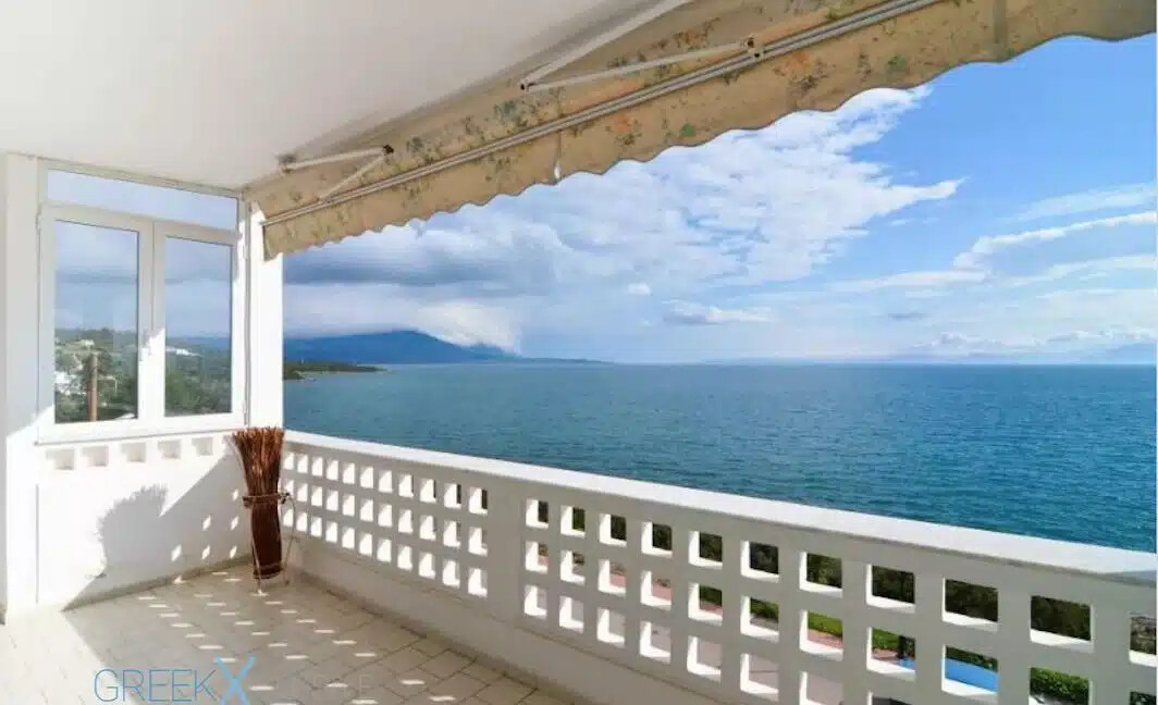 Beachfront Flat Evia Artaki, Seafront Apartment for Sale Evia Greece