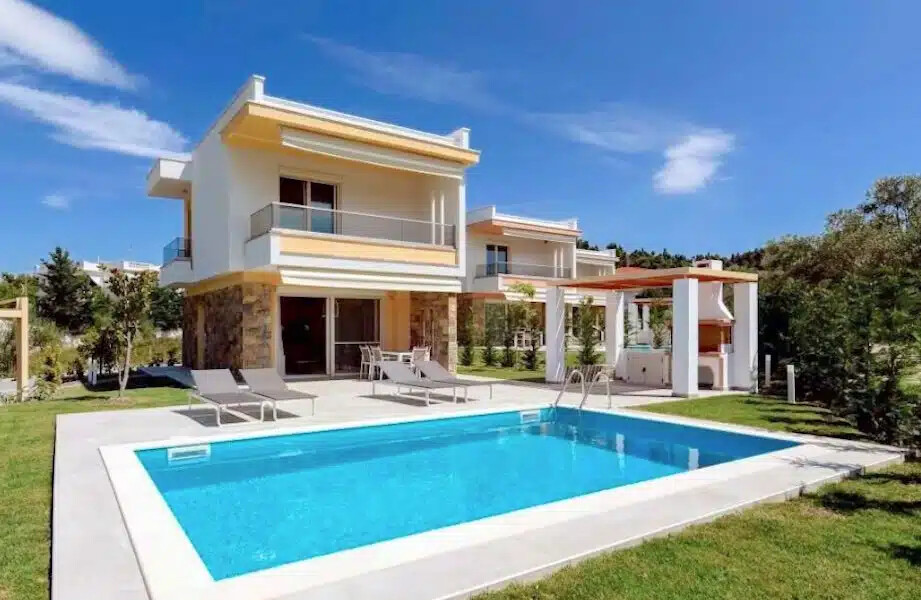 NEW Modern House in Pefkohori Halkidiki, Buy a villa in Greece, Halkidiki