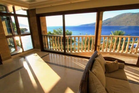 Luxury Sea front Villa in Attica FOR SALE - Porto Germeno, Luxury Beachfront Estate Greece, Luxury Estates Greece 12