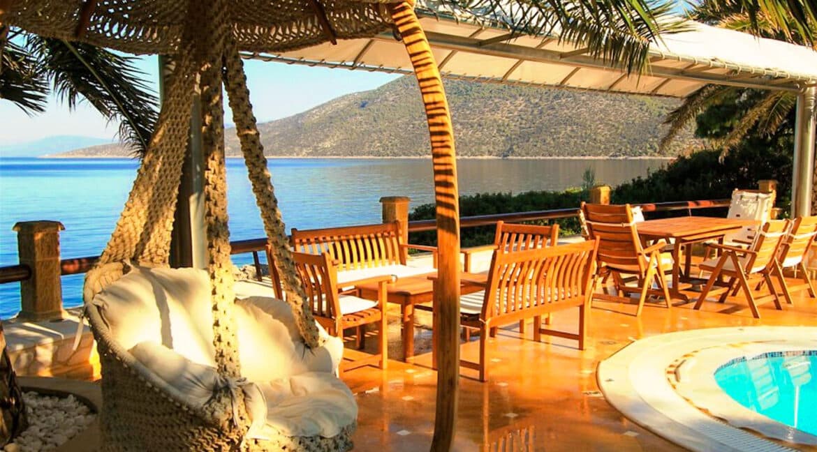 Luxury Sea front Villa in Attica FOR SALE - Porto Germeno, Luxury Beachfront Estate Greece, Luxury Estates Greece 26
